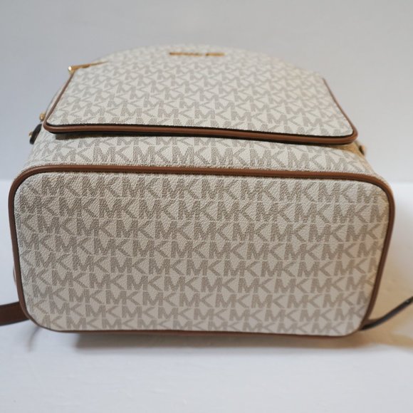 Michael Kors Adina Medium Backpack MK Vanilla - Picture 9 of 11